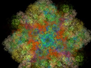 Imaginatory fractal background Image