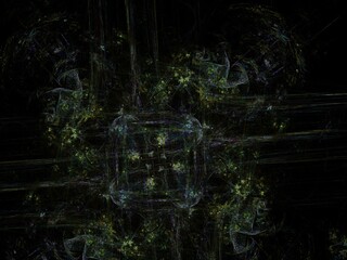 Imaginatory fractal background Image