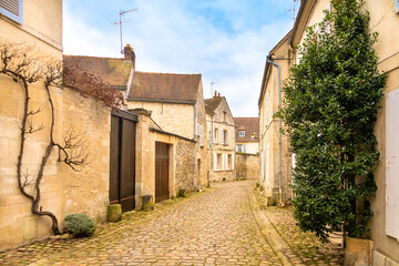 Senlis near Paris in Christmas time