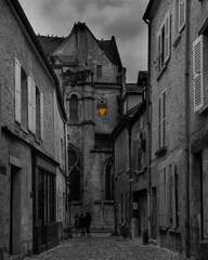 Senlis near Paris in Christmas time