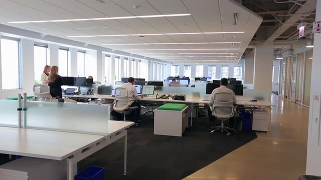 Business people working in office