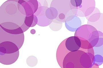 Abstract violet circles illustration background
