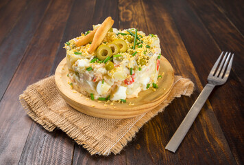 Ensalada Olivier ó ensaladilla rusa