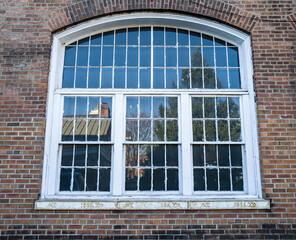 abandoned warehouse glass windows 