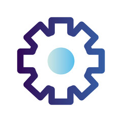 gear icon isolated vector design