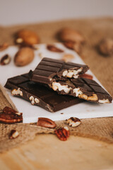 Chocolate con frutos secos