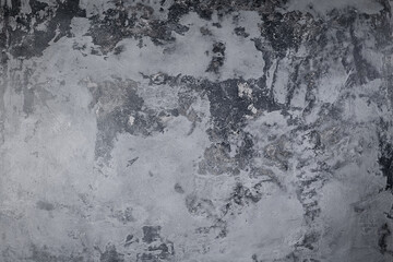 Handmade white plastered concrete background