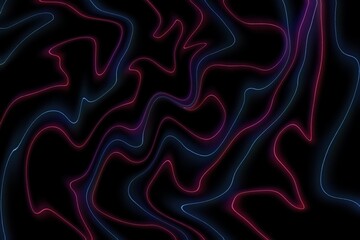 Obraz premium Neon glow retro and aesthetic