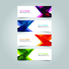 Vector Abstract banner web template