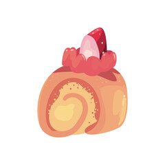 Sweet cinammon icon vector design