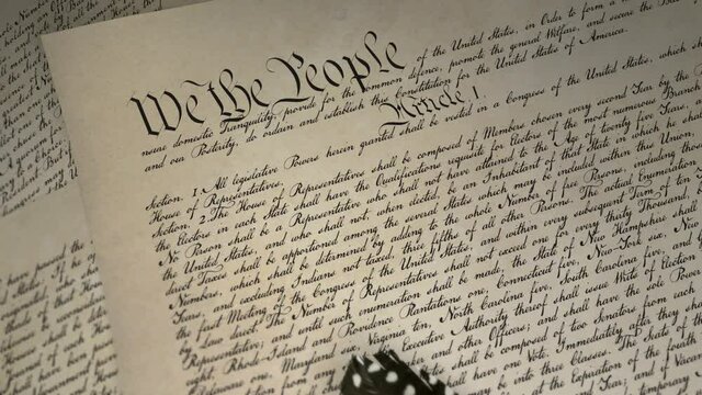 U.S. Constitution and Feather Pen, United States Declaration of Independence