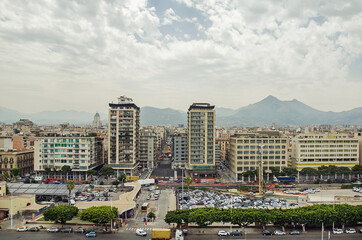 Fototapeta premium Aerial view on the Palermo, Italy
