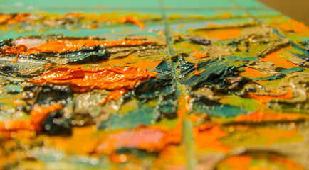 paint Venice abstract canvas