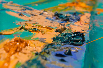 paint Venice abstract canvas