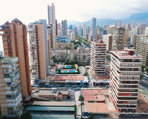 buildings set top view