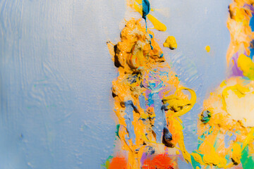 paint Venice abstract canvas