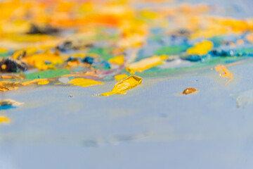 paint Venice abstract canvas