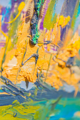 paint Venice abstract canvas