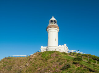 Fototapeta na wymiar The lighthouse at Cape Byron, Byron Bay, New South Wales, Australia