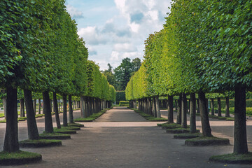 Amazing park of Peterhof in Saint Peterburg, Russia