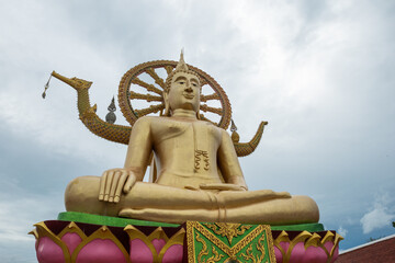 Big golden Buddha on Ko Samui, Thailand