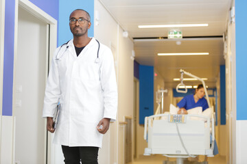 Obraz premium random scene at modern hospital