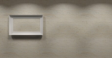 window on the wall with frame