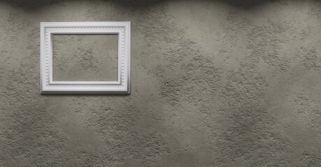 window on the wall with frame