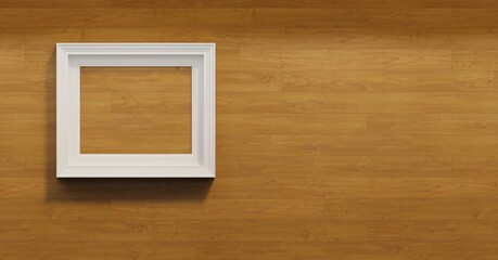 window on the wall with frame