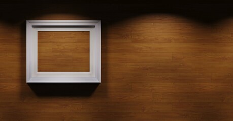 window on the wall with frame