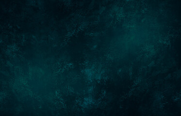 Tidewater Green concrete texture. Dark empty wall. Rough, rough surface, finishing material.