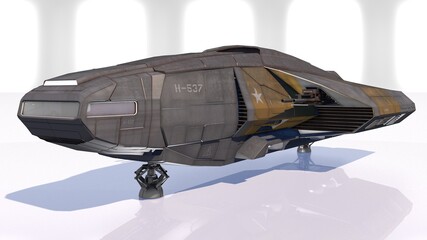 nave espacial de combate ciencia ficcion  © juanmrgt