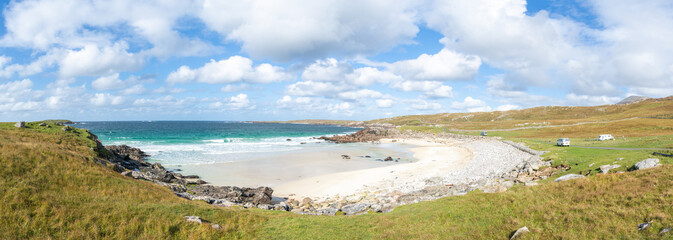 Panorama of Mealasta Beach, Isle of Lewis, Outer Hebrides