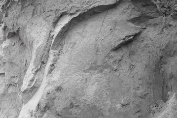 sand mountain close-up. photo taken at a sand quarry. cray background