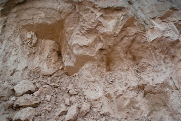sand mountain. sand quarry, sand mining