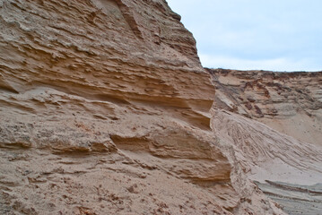sand mountain. sand quarry, sand mining