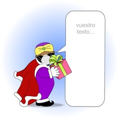 Reyes Magos con mascarilla Covid 19