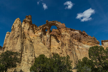Fototapeta na wymiar Grosvenor Arch at Grand Staircase-Escalante National Monument, Utah, USA