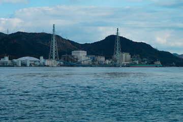 Fototapeta premium Takehara in Hiroshima, 2020.