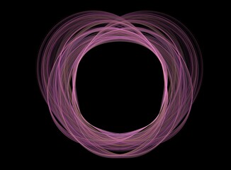 Computer generated fractal pattern and shape