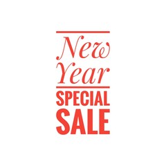 ''New Year Special Sale'' Lettering