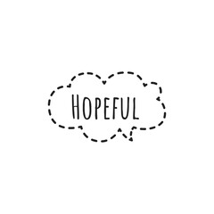 ''Hopeful'' Lettering