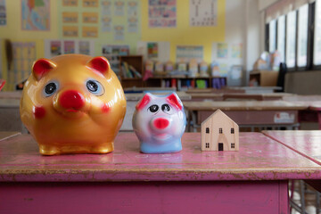 Obraz premium piggy bank and money box