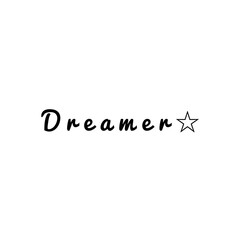 ''Dreamer'' Lettering