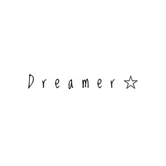 ''Dreamer'' Lettering