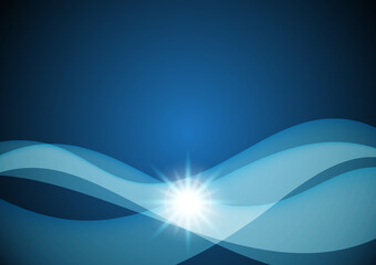Technology abstract digital future modern wave background