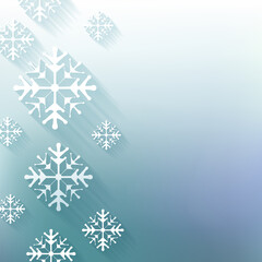 Naklejka na ściany i meble Christmas layout design background with copy space 