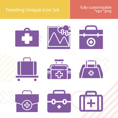 Simple set of grants related filled icons.