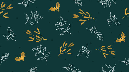Happy Holidays Seamless pattern vector. Happy New year 2021 background. Happy Winter patterns design concept for fabric, cover, invitation card, website banner, social media story and post.