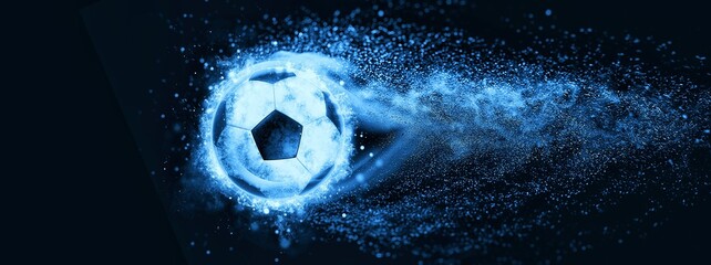 芸術的で抽象的なサッカーボール © k_yu